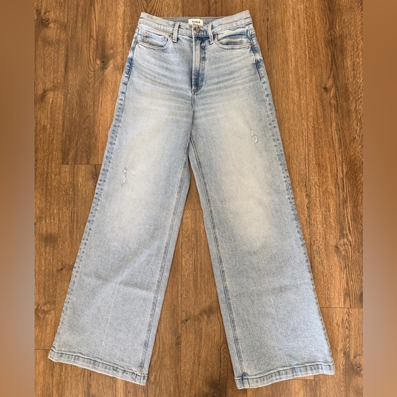 Pistola Light Blue Wide Leg Jeans - Picture 2 of 7